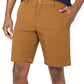 Club Room Men's Flat Front Performance Chinos Shorts Brown Size 38