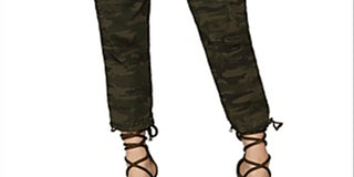 Sanctuary Women's Multi Camo Terrain Crop Pants Green Camo  Size 26