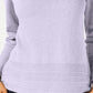 Karen Scott Women's Cotton Boat Neck Sweater Purple Size XX-Large