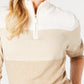 Karen Scott Women's Cotton Striped Sweater Brown Size XX-Large