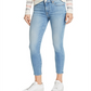 7 For All Mankind Women's The Cosmo Cropped Skinny Jeans Blue Size 26