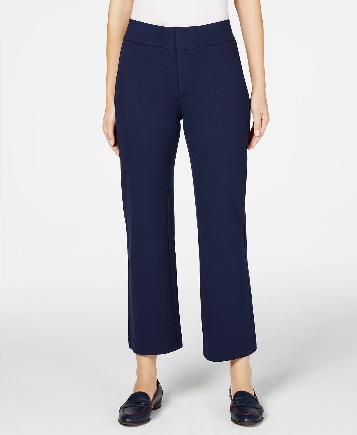 Charter Club Women's Solid Pants Blue Size 6