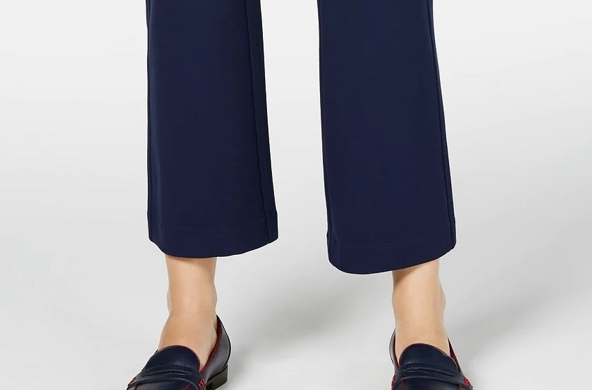 Charter Club Women's Solid Pants Blue Size 6