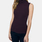 Sanctuary Women's Striped Ribbed Tank Top Black Size Small