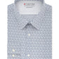 Calvin Klein Men's Extra Slim Fit Temperature Regulating Stretch Print Dress Shirt Blue Size 12X32X33