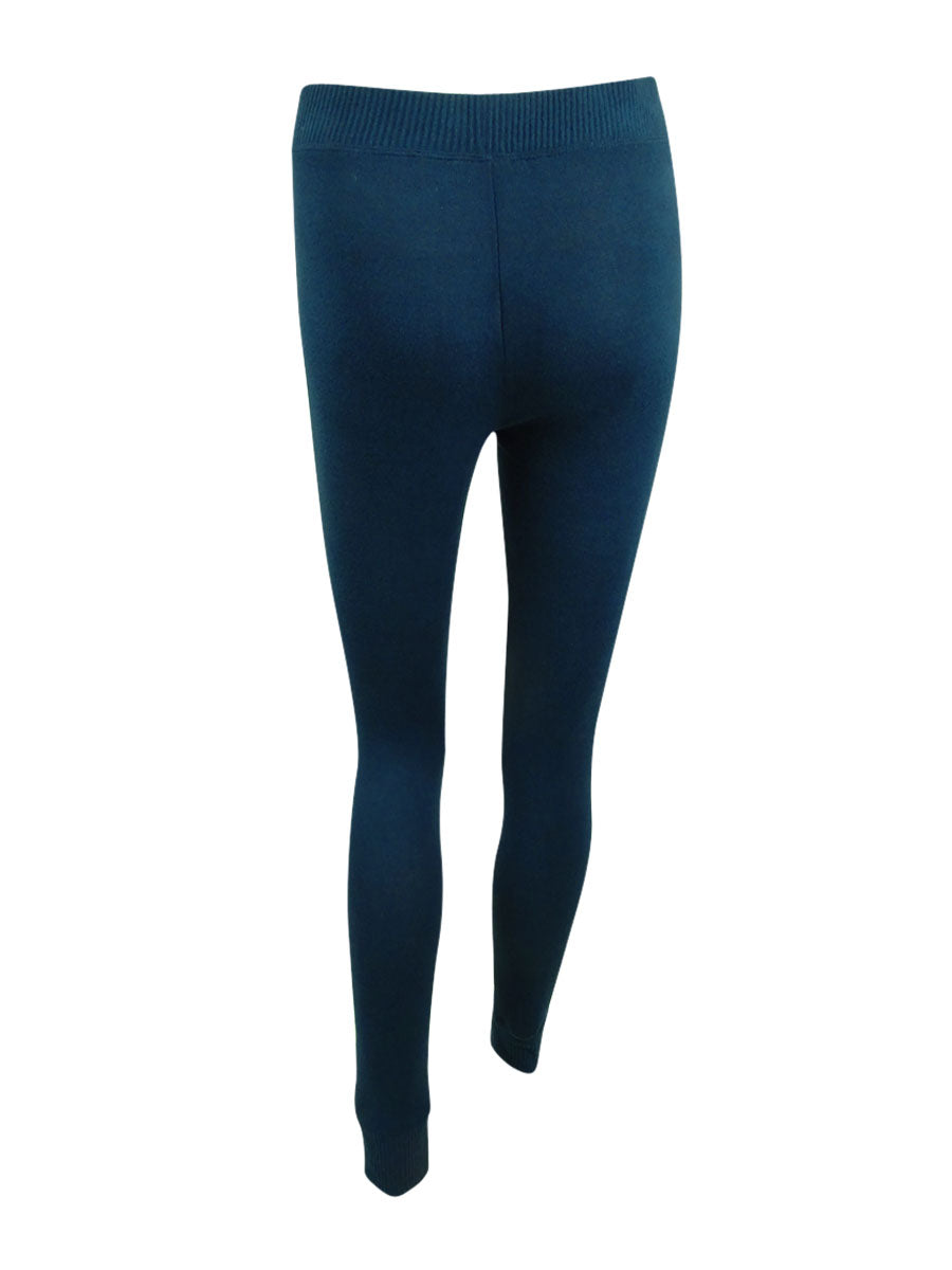 Alfani Women's Cozy Knit Leggings Navy Size Small