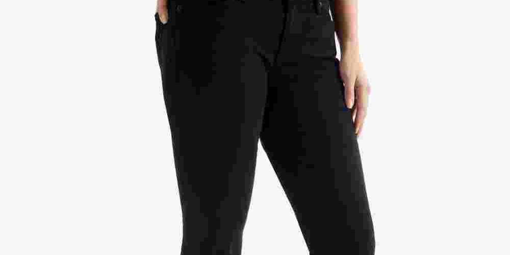 Lucky Brand Women's Denim Relaxed Fit Classic Straight Jeans Black Size 6