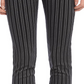 Karen Kane Women's Pinstripe Pants Black Size Medium