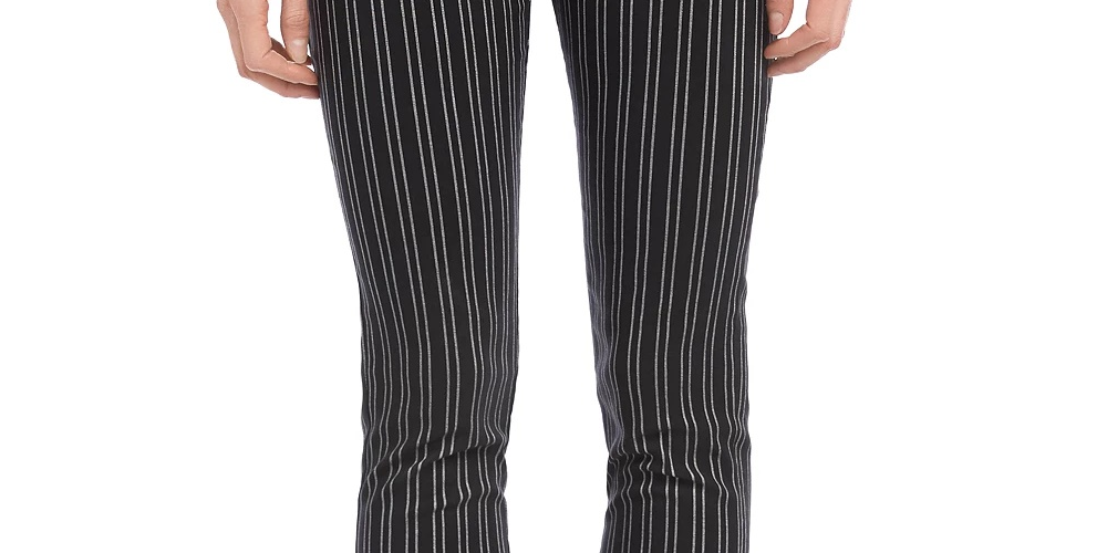 Karen Kane Women's Pinstripe Pants Black Size Medium