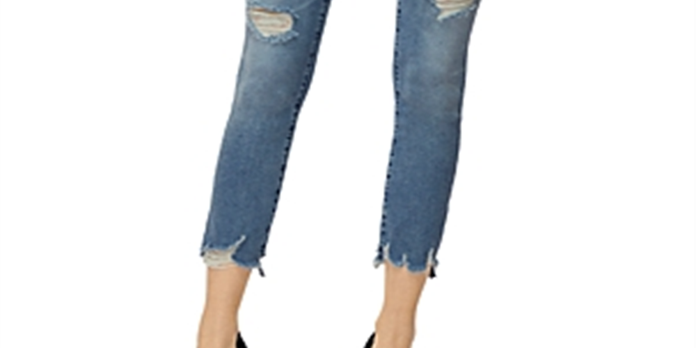 J Brand Women's Alana Denim Destroyed Skinny Jeans Blue Size 31