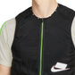 Nike Men's Aerolayer Wild Run Vest  White -Black Size XX-Large