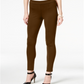 Style & Co Women's SeaPonte Knit Skinny Pants Dark Brown Size -Petite S/M
