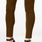 Style & Co Women's SeaPonte Knit Skinny Pants Dark Brown Size -Petite S/M