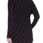 INC International Concepts Women's Striped Tunic Dolman Blouse Red Size Small
