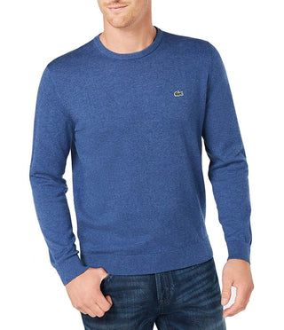 Lacoste Men's Regular Fit Sweater Blue Size 6