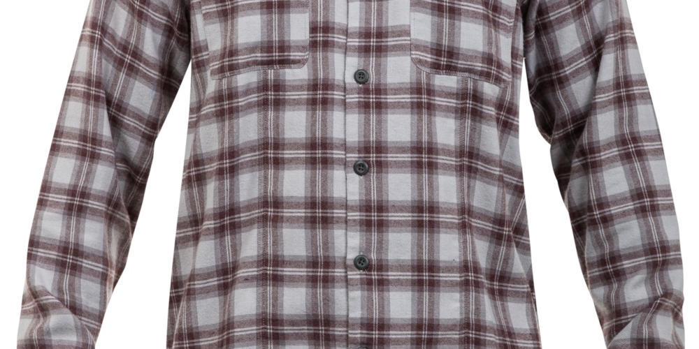 Hurley Men's Crowley Washed Hooded Long Sleeve Shirt Gray Size XX-Large