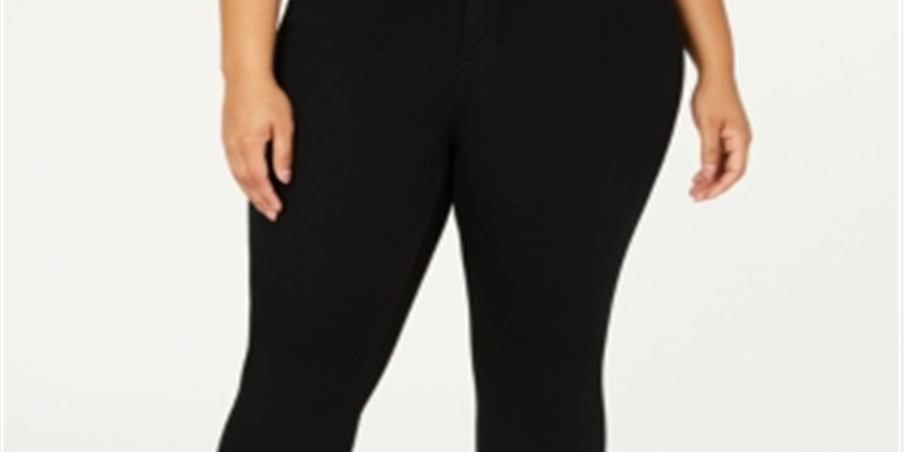 Celebrity Pink Women's Plus Denim Mid Rise Skinny Jeans Black Size 27