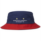 WeSC Men's Reversible Fishing Bucket Hat Navy Size M-L