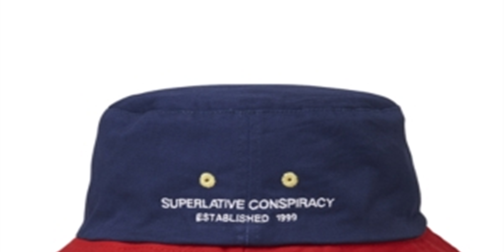 WeSC Men's Reversible Fishing Bucket Hat Navy Size M-L