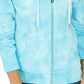 Tommy Hilfiger Women's Cotton Tie Dyed Hoodie Blue Size Medium