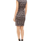 Jessica Howard Women's Sleeveless Above the Knee Sheath Cocktail Dress Black Size 12