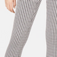 Maison Jules Women's Gingham Pull On Pants Black Size X-Small