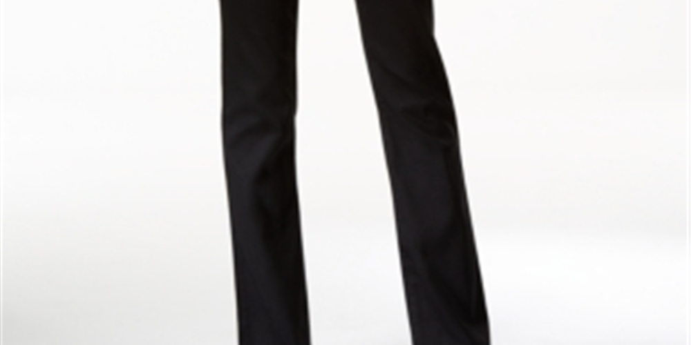 Style & Co Women's Mid Rise Bootcut Jeans Black Size 12S