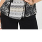 Style & Co Women's Mixed Print Top Black Multi Size PP