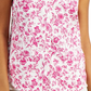 Charter Club Women's Toile Print Sleeveless Shirt Preppy Combo Pink Size 14