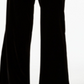 Alfani Women's Velvet Wide Leg Pants Black Size Petite S