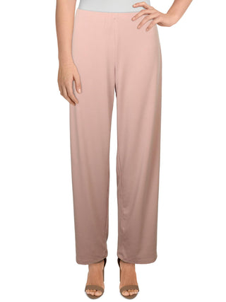 Alfani Women's Machine Wash Straight Leg Trousers Pink Size X-Small