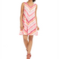 Style & Co Women's Print Sleeveless Swing Dress Pink Size Petite Small