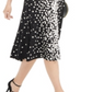 Alfani Women's Mock Neck Tie Back Dress Black Size Petite S