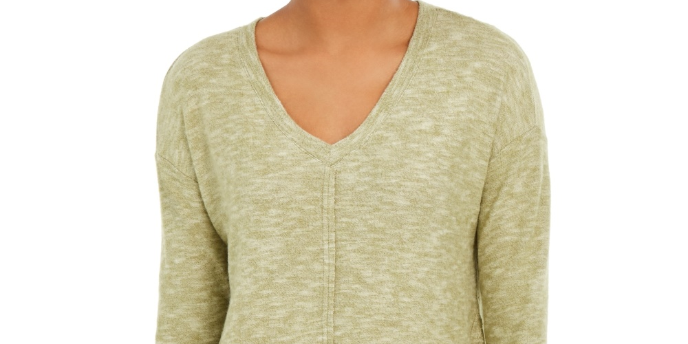 Style & Co Women's Layered Look Tunic Green Size X-Large