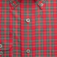 Club Room Men's Big & Tall Classic Regular Fit Wrinkle Resistant Tartan Dress Shirt Red Size 17 (37-38)