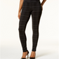 Style & Co Women's Plaid Ponte Legging Black Size Petite Small