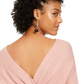 Bar III Women's Wear 2 Ways Twist Sweater Pink Size XX-Large