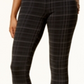 Style & Co Women's Comfort Waist Casual Leggings Black Howdy Size Petite L