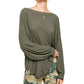 Free People Women's Shimmy Shake Top Green Size Medium