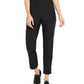 Eileen Fisher Women's Slim Zip Ankle Knit Pants Black Size Medium