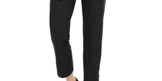 Eileen Fisher Women's Slim Zip Ankle Knit Pants Black Size Medium