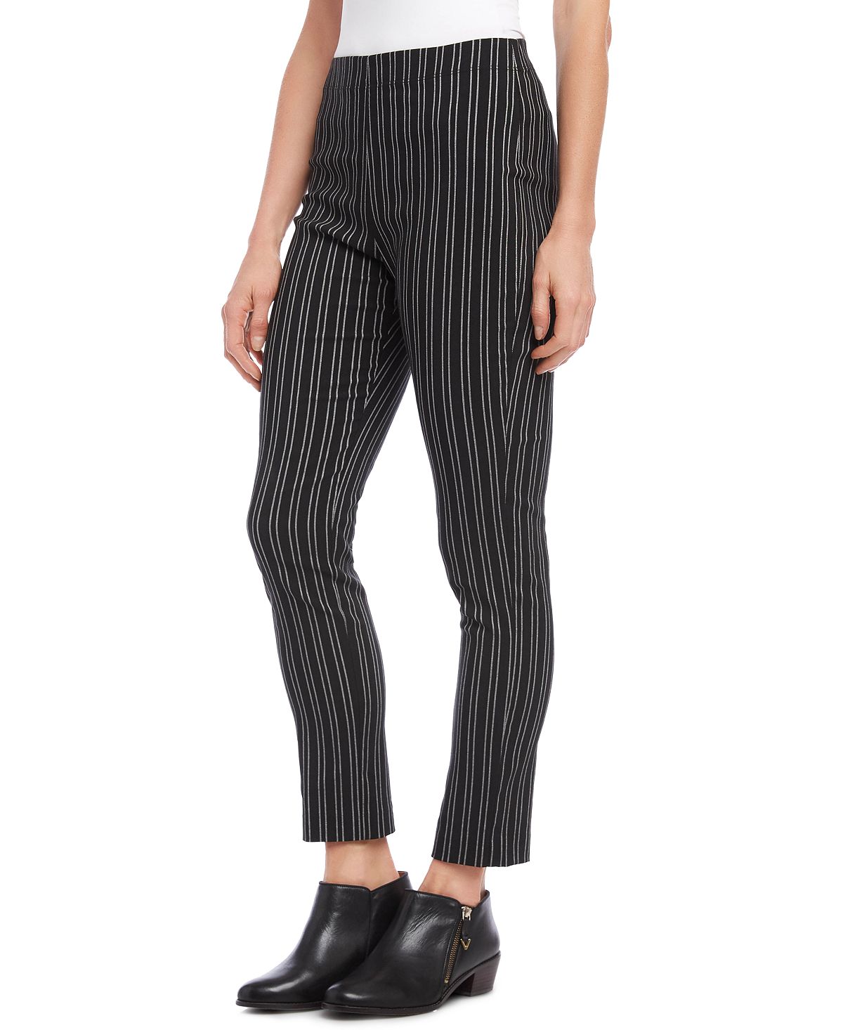 Karen Kane Women's Pinstripe Pants Black Size Small