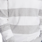 Tommy Hilfiger Men's Signature Rugby Striped Sweater Silver Size Large