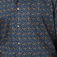 Bar III Men's Stretch Slim Fit Dress Shirt Navy-Orange Size S