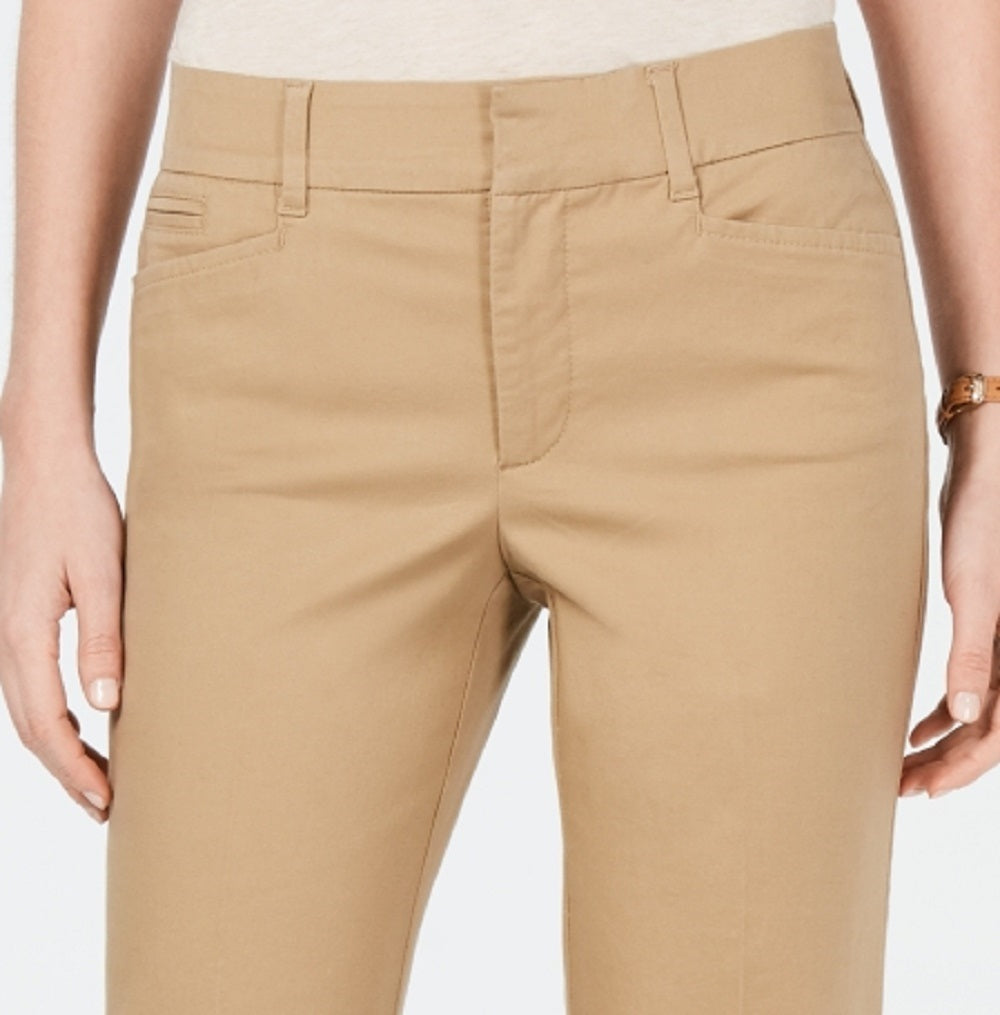 Charter Club Women's Tummy Control Trouser Beige Size 14