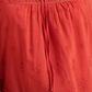Lucky Brand Women's Cora Pintuck Embroidered Eyelet Peasant Blouse Red Size Medium