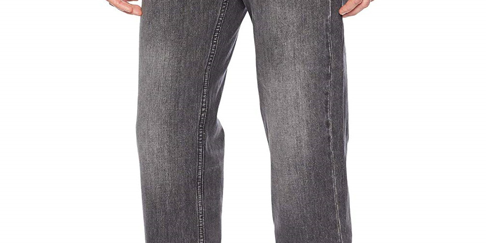 Levi's Men's Straight Fit Denim Jeans Gray Size 30 X 32