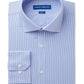 Vince Camuto Men's Dress Shirt Light Striped Button Down Blue Size 17