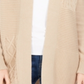 Charter Club Women's Patchwork Cardigan Oatmeal Size Petite L