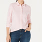 Charter Club Women's Cotton Knit Shirt Pink Size XX-Large